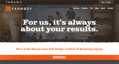 Desktop Screenshot of farmboyinc.com